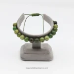 دستبند مهره سنگی یشم کانادایی