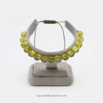 دستبند مهره سنگی زبرجد