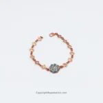 دستبند زنانه مسی فیروزه کوب