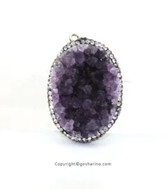 گردنبند سنگ آمیتیست زنانه