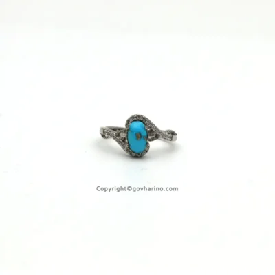 انگشتر زنانه نقره فیروزه