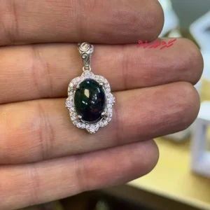 گردنبند اوپال نقره زنانه