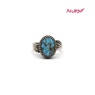 انگشتر فیروزه زنانه نقره کد 333