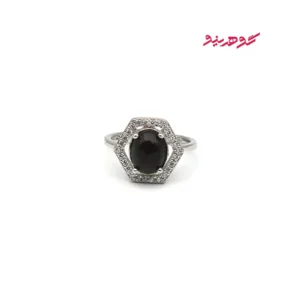 انگشتر اوپال زنانه نقره کد 399