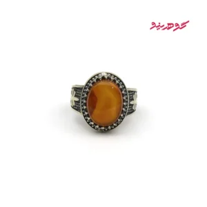 انگشتر عقیق یمنی مردانه کد 309