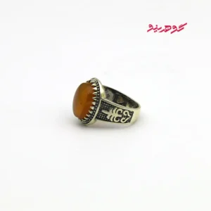 انگشتر عقیق یمنی مردانه کد 309