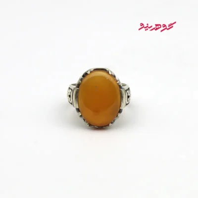 انگشتر عقیق یمنی مردانه کد 306