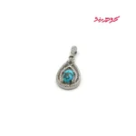 گردنبند فیروزه زنانه نقره کد 411