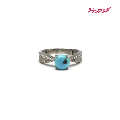 انگشتر فیروزه زنانه نقره کد 471