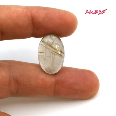 نگین کوارتز روتایل طبیعی کد 181