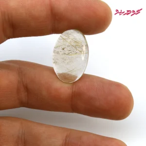 نگین کوارتز روتایل طبیعی کد 183