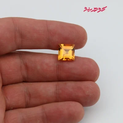 نگین سیترین طبیعی کد 128