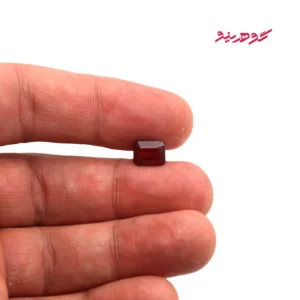نگین یاقوت سرخ طبیعی کد 153