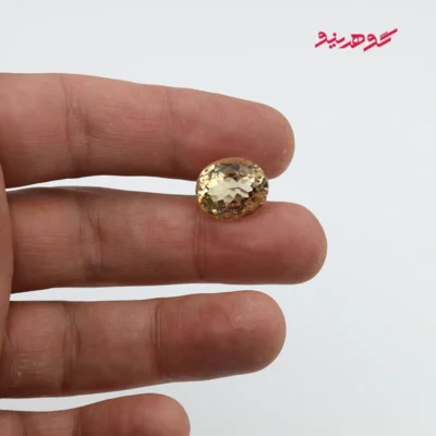 نگین سیترین طبیعی کد 131