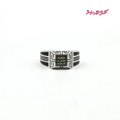 انگشتر میکرو مردانه نقره ترک کد 478
