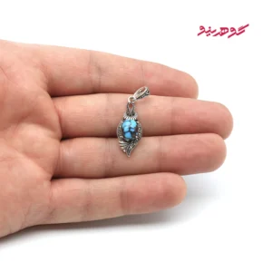 گردنبند فیروزه زنانه نقره مارکازیت کد 489