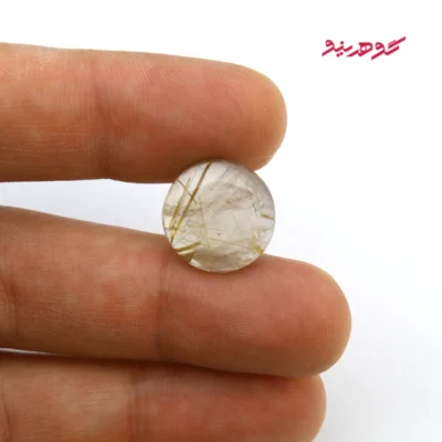 نگین کوارتز روتایل طبیعی کد 190