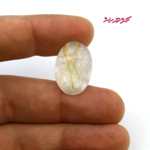 نگین کوارتز روتایل طبیعی کد 199