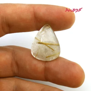 نگین کوارتز روتایل طبیعی کد 185