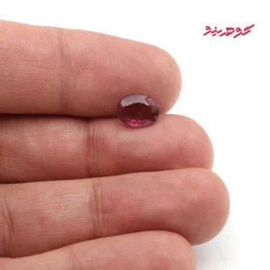 نگین تورمالین صورتی طبیعی کد 273