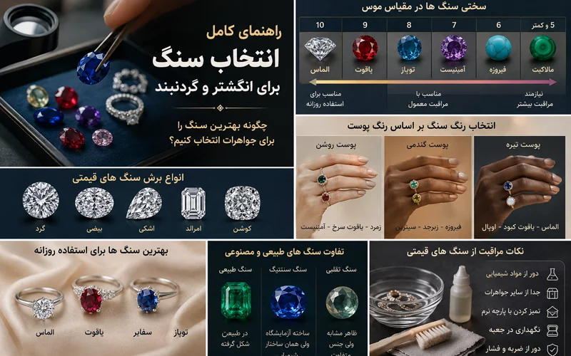 انتخاب سنگ قیمتی