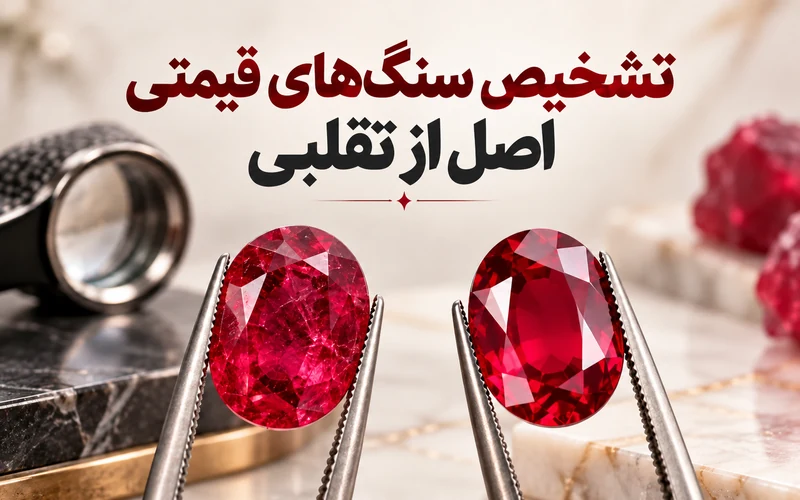 تشخیص سنگ های قیمتی تقلبی از اصل